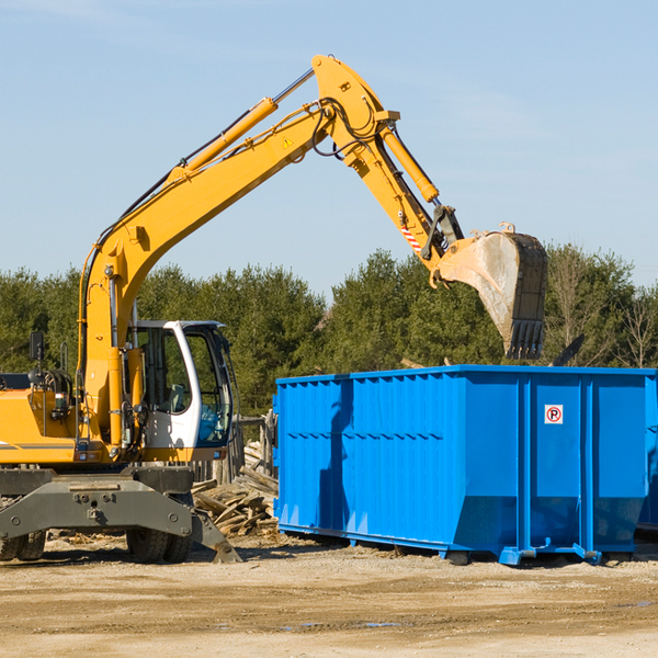 what are the rental fees for a residential dumpster in Preston PA